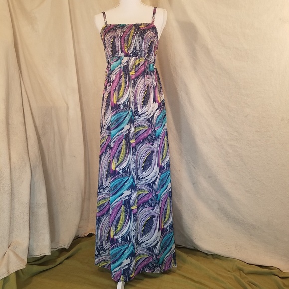 Style & Co. Dresses & Skirts - Style & Co Silky Maxi Dress with Removable Straps